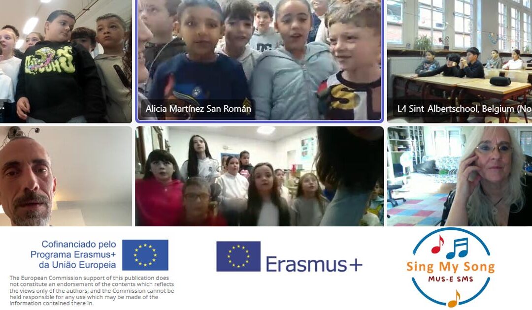 Sing My Song: El CRA Río Tajo y la Sint-Albertschool se conectan en un encuentro online